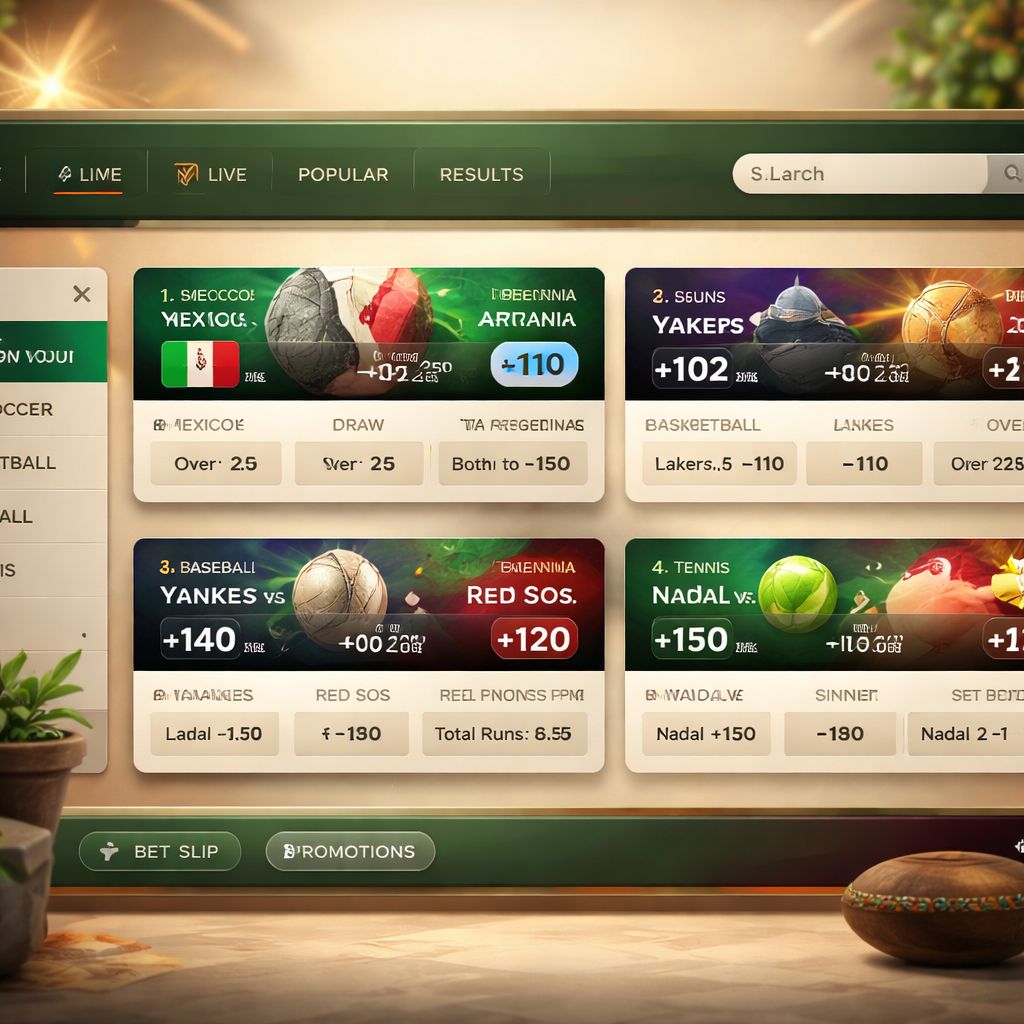 Opciones de apuestas deportivas de 779 Casino para jugadores en México